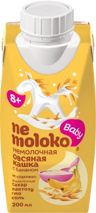 Nemoloko non-dairy oat velling with banana